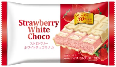 ストロベリーホワイトチョコモナカ