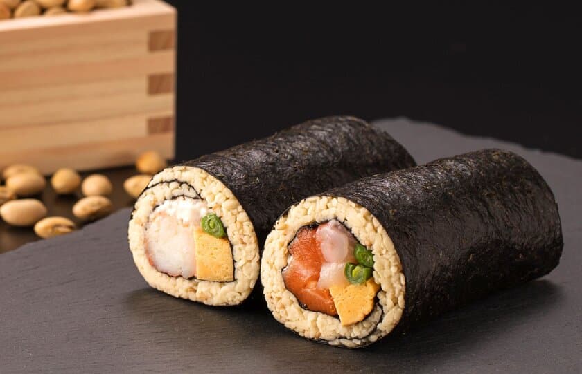 まるで本物のお米みたい！“大豆米”シリーズ新作　
低糖質「海鮮恵方巻」新発売