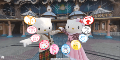 「ピューロランド VR」体験イメージ　　(C)1976&#44;1990&#44;1999&#44;2001&#44;2013&#44;2018 SANRIO CO.&#44; LTD.