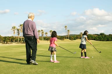 本コースで子供とゴルフ3