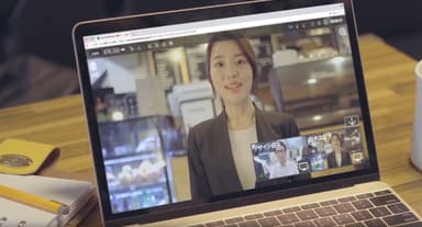 Web会議システム「RemoteMeeting」の利用イメージ(テレワーク)