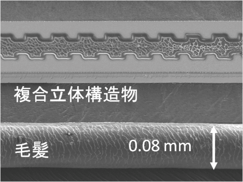 センサや電子部品の飛躍的な小型化に貢献可能な
「微細な金属材料と樹脂材料の複合立体形成技術」を開発