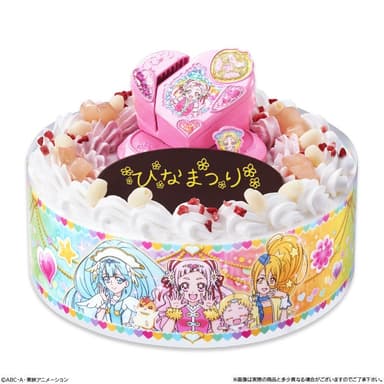 キャラデコお祝いケーキ ＨＵＧっと！プリキュア　本体