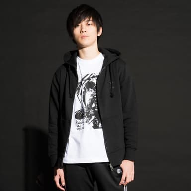 Tシャツ＆ジップパーカー 着用イメージ(1)