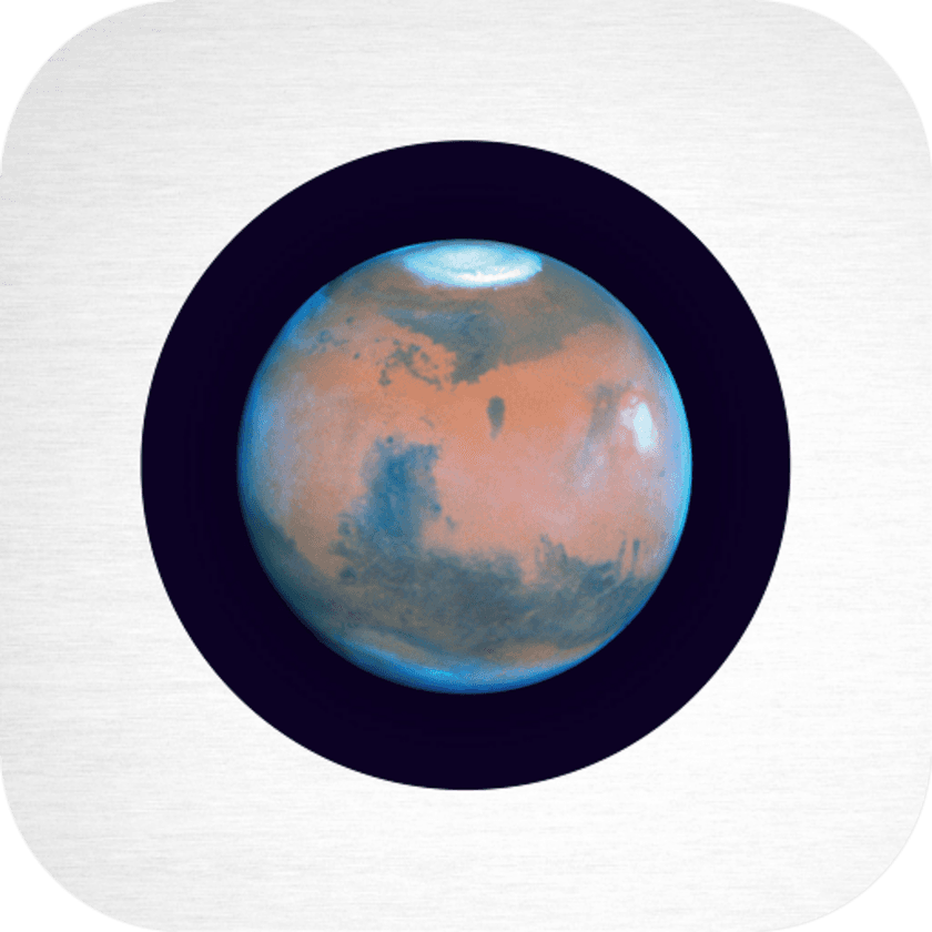 今年の夏は火星大接近
火星観察のための無料専用アプリ「Mars Book（マーズブック）」をリリース