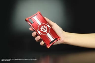 機動戦士ガンダム×Gild design iPhone Xケース  ジオンレッド　1