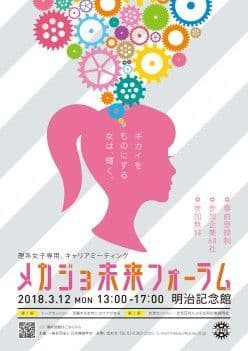 メカジョ未来フォーラム2018ポスター