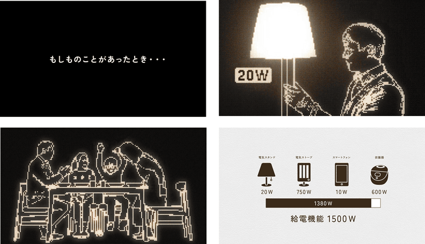 「移動する電源」として、もしもの時も頼りになる！
クルマの可能性を示す新Webムービー、3月6日(火)より公開！