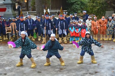 祝福芸「松の舞」