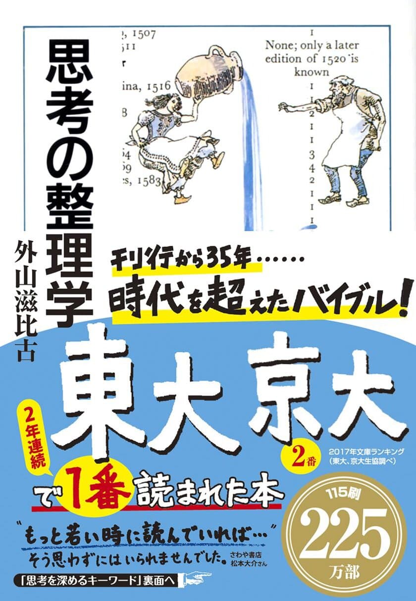 10年間で7度目の快挙達成！　
驚異のロングセラー『思考の整理学』が2年連続東大1位