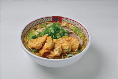 神戸ポーク使用 揚げワンタン麺