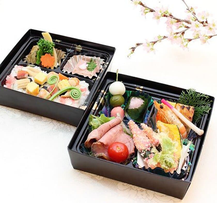 こころウキウキ桜の下で！
春の彩り 「お花見弁当」 販売開始
呉阪急ホテル日本料理「音戸(おんど)」にて
2018年3月23日（金）より