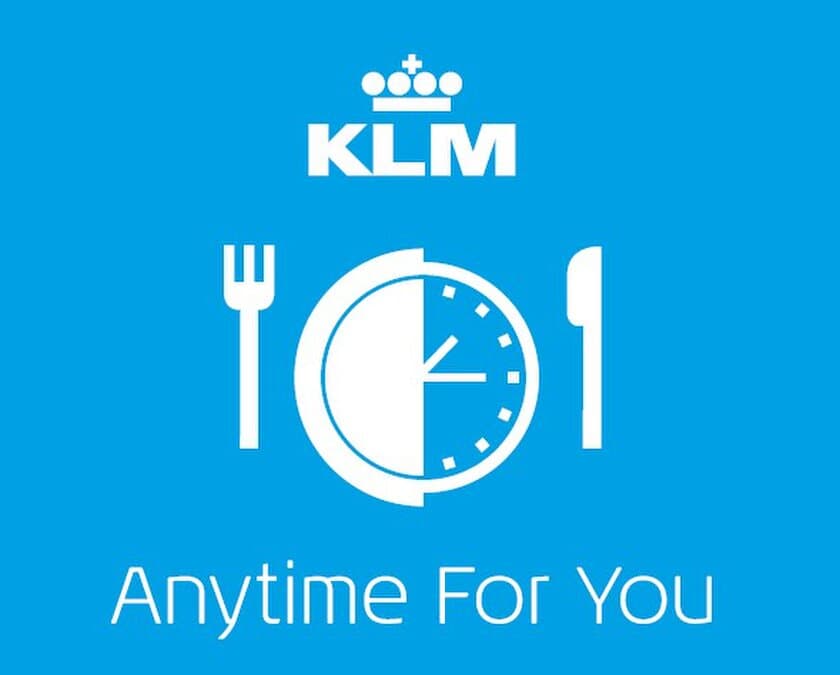 KLMオランダ航空、ワールドビジネスクラスで
新しいミールサービス「Anytime For You - お好きな時に」を
3月26日(月)成田発KL862便で開始！