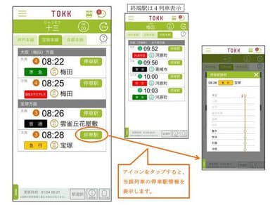 発車案内情報