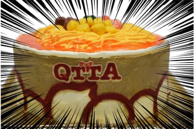 QTTA発売1周年記念ケーキ