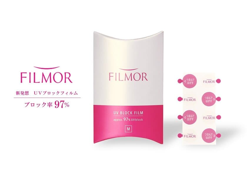 レーザー施術後などのUV対策に！7μの極薄フィルム「FILMOR」
　4月6日の発売に先駆け無料モニター募集を開始