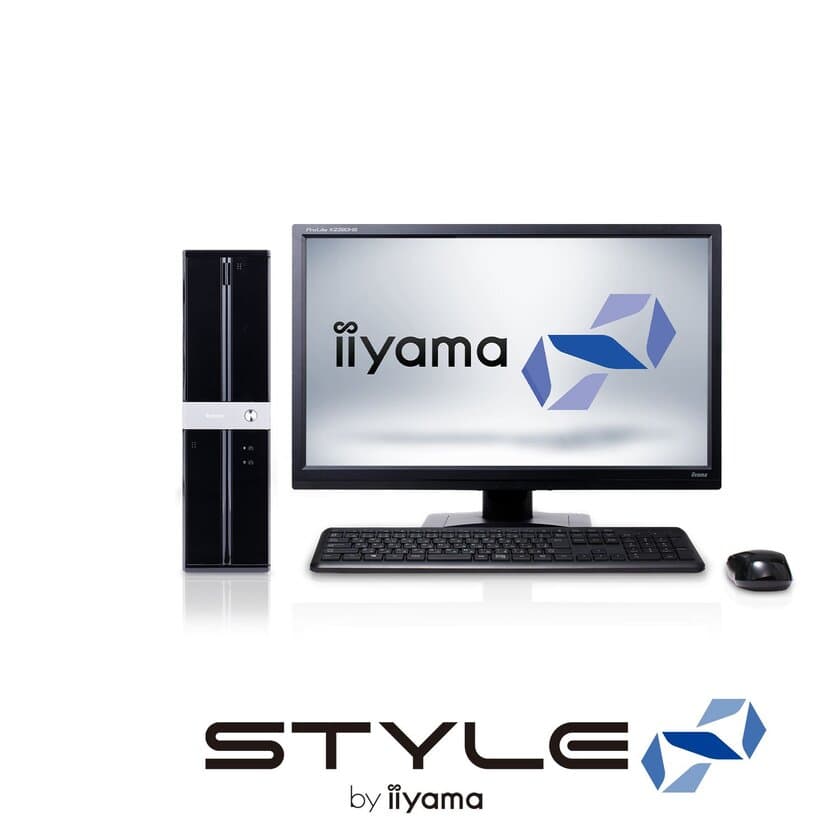 iiyama PC「STYLE∞（スタイル インフィニティ）」より
インテル(R) Core(TM) i5-8400プロセッサーを搭載した
ツインドライブ構成のスリムパソコンを発売