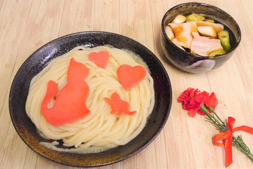 母の日ギフト“猫うどん”“パンダうどん”を5月に発売！
埼玉の「武蔵野うどん　藤原」がうどんで親子愛を表現