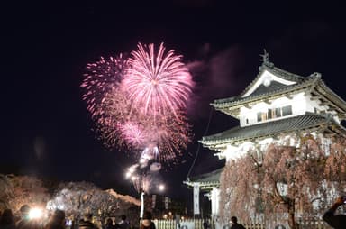 満開の打ち上げ花火