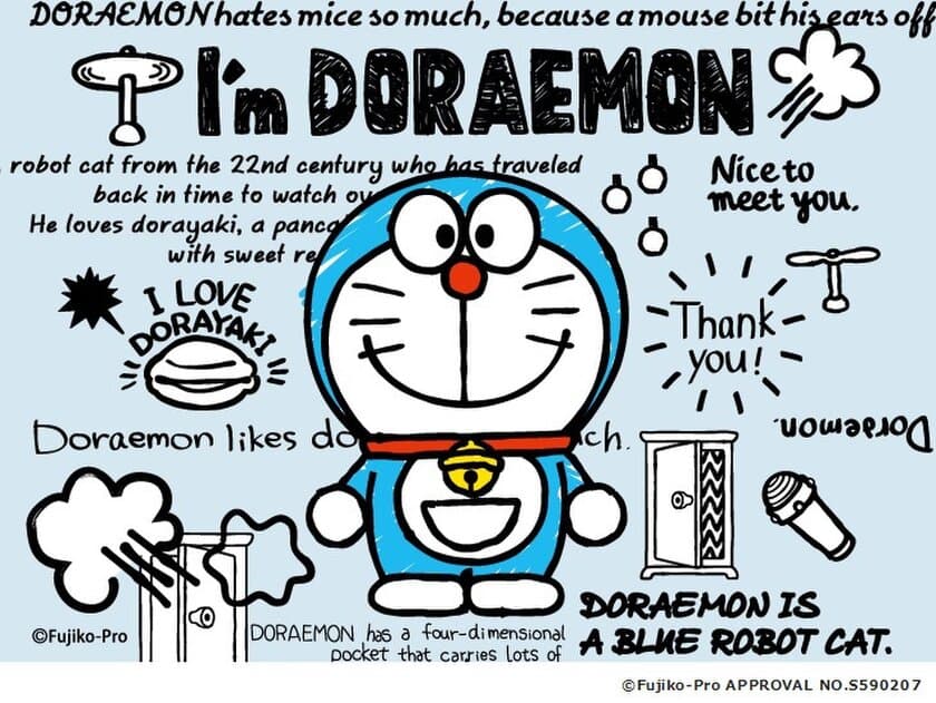 サンリオデザインのドラえもん「I'm Doraemon」シリーズ　
親子や兄弟とお揃いでかけられるメガネフレームが4/29登場！