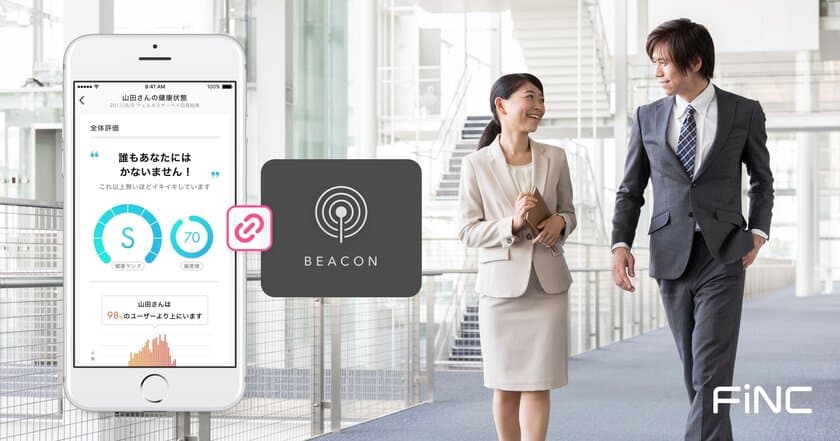 ヘルステックベンチャーFiNCと竹中工務店
「健康なワークスタイル」の実証を共同実施
