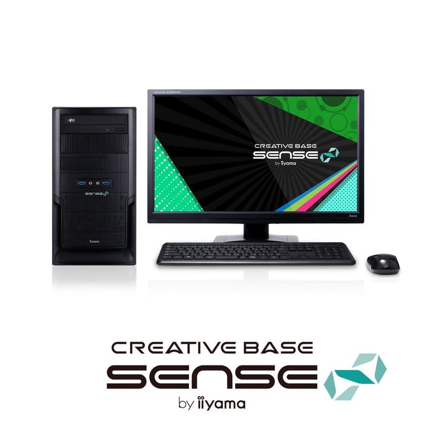 iiyama PC「SENSE∞（センス インフィニティ）」より
NVIDIA(R) Quadro(R) P600を搭載した
クリエイター向けミニタワーパソコンを発売