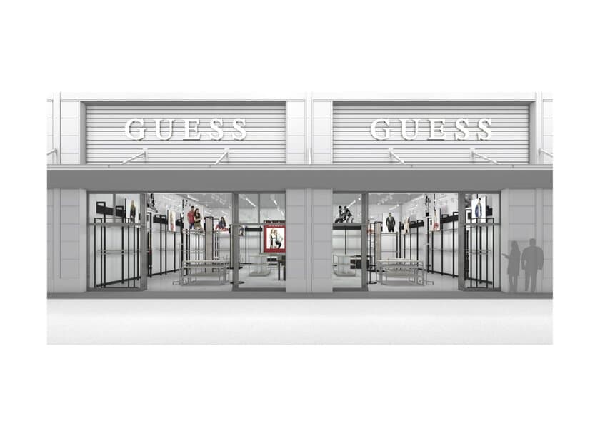 GUESS　中国地方初出店　ジ アウトレット広島店　4/27OPEN