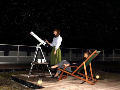 満天の星空を堪能する芦別温泉スターライトホテル