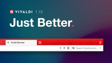 Vivaldi ブラウザー 1.15