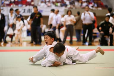 白熱の試合風景