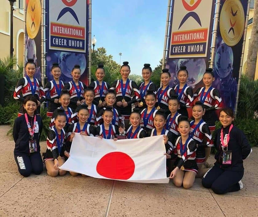 ICUチアリーディング世界選手権2018　
(2018 ICU Junior World Cheerleading Championships)
ジェクサー・フィットネスクラブ大宮 チアダンスチーム
Junior Team Freestyle Pom部門【優勝】