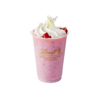 8月 リンツ ストロベリー ホワイトチョコレート アイスドリンク(全店)