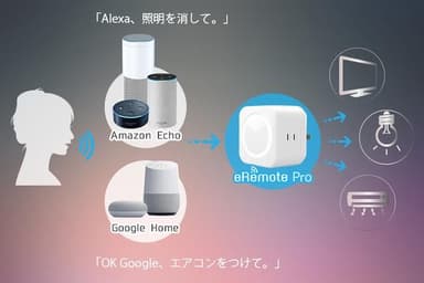 もちろんスマートスピーカーに対応