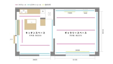 ギャラリー平面図