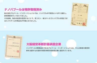 特許・大阪府経営革新計画承認企業