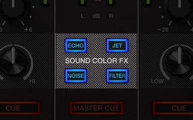 多彩なDJパフォーマンスを実現するエフェクト機能「SOUND COLOR FX」