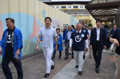 鈴木長官と歩こう！JR小岩駅前周辺街頭キャンペーン(FUN＋WALK PROJECT)