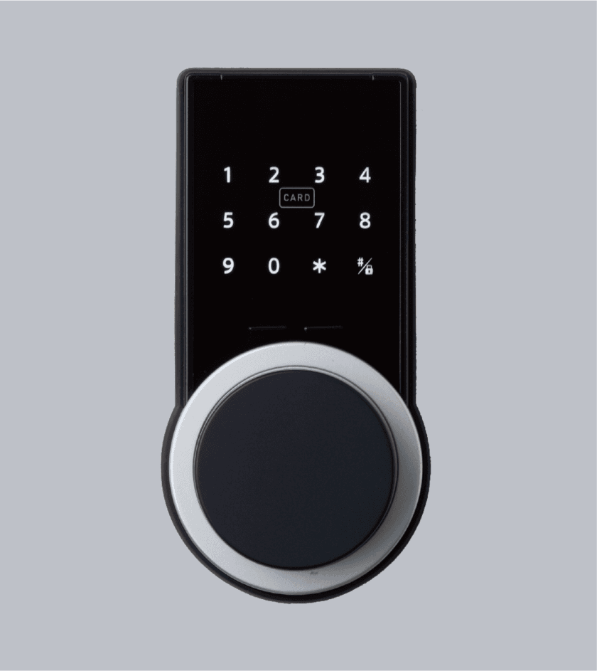 ワンタイム暗証番号で解錠でき、民泊にも完全対応　
家電と連携する鍵『Glamo Smart Lock』が
フロントオートロックに対応。