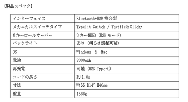 製品スペック