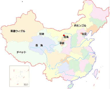 内モンゴル地図