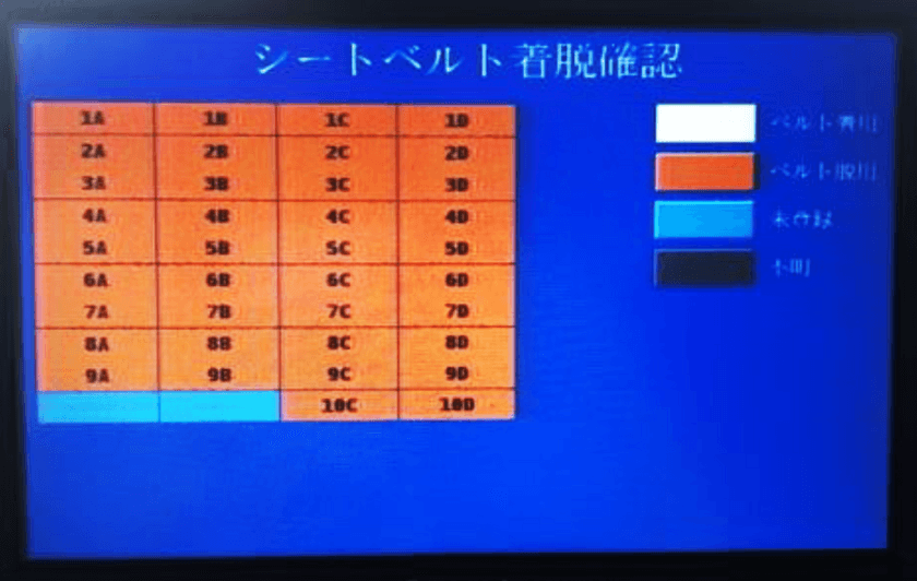 バスの客席シートベルト装着を促す
「シートベルトモニタリングシステム」を取扱い開始