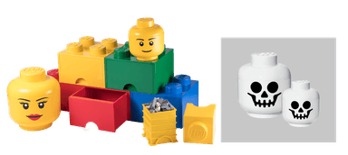 LEGO STORAGE HEADS ICONIC／ストレージヘッド・スケルトン