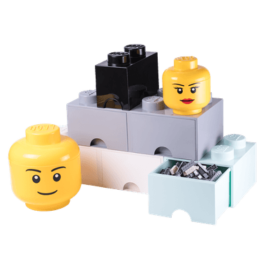 LEGO STORAGE HEADS DIF