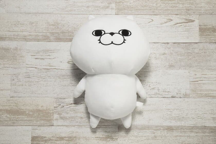 抱くもよし、枕にするもよし！
ヨッシースタンプのキャラクターより「ぬこ100％」のぬこさまが登場！！