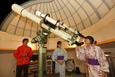 天文台で星空観察(石川県・休暇村能登千里浜)