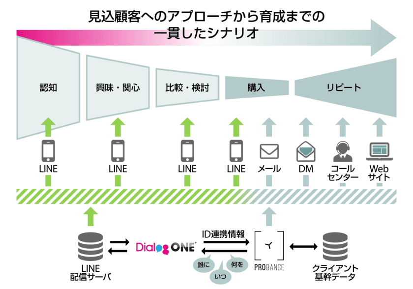 ブレインパッド、BtoC向けMA「Probance」がDACの「DialogOne(R)」と連携