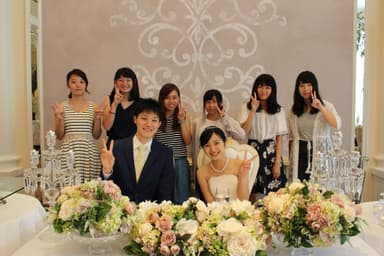 在校生たちによる結婚披露宴！