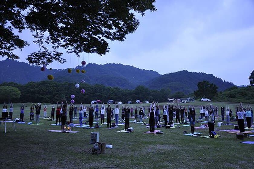 2018年9月1日（土）に福島県の美坂高原で開催される
癒し効果抜群のイベント「星空とヨガ」に協力