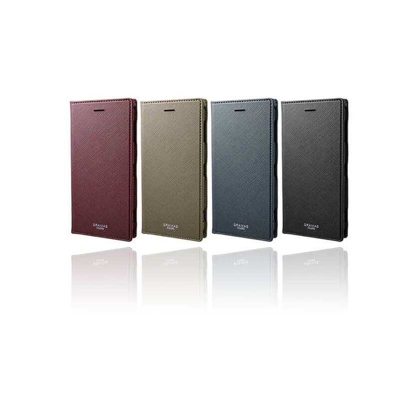 2018年5月発表のXperia（TM） XZ2 Premiumに対応した
手帳型PUレザーケースを8月20日（月）に発売
