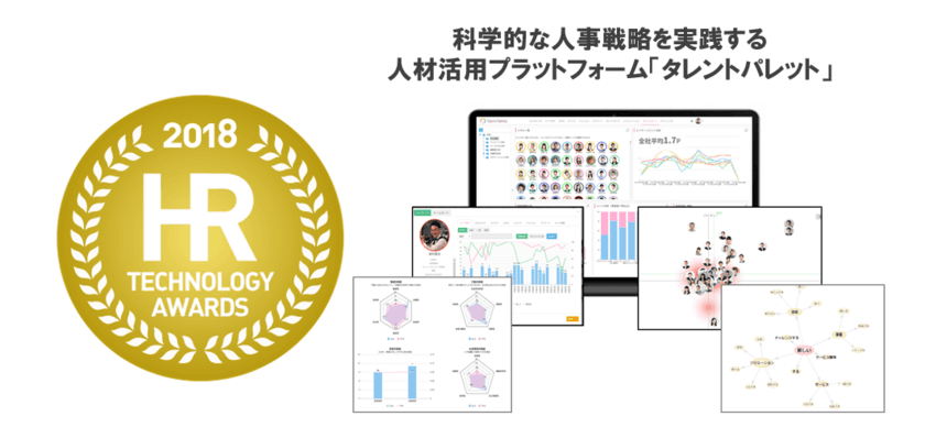 タレントマネジメントシステム『タレントパレット』が、
第3回 HRテクノロジー大賞
統合マネジメントサービス部門優秀賞を受賞